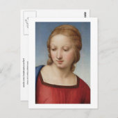 Raphael Madonna van de Goldfinch Briefkaart (Voorkant / Achterkant)