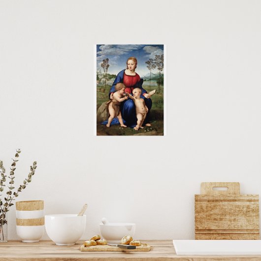 Raphael - Madonna van de Goldfinch Poster (Keuken)