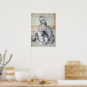 Raphael - Madonna van de granaatappel 1504 Poster (Keuken)