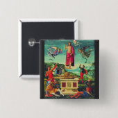 Raphael Opstandinging van Jezus Christus Kunst Vierkante Button 5,1 Cm (Voorkant /achterkant)