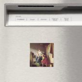 Raphael past zijn model aan magneet (Insitu (Vaatwasser))