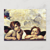 Raphael: Putti, Detail from the Sistine Madonna Briefkaart (Voorkant)