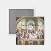 Raphael Raffaello School of Athens Magneet (Voorkant / Achterkant)