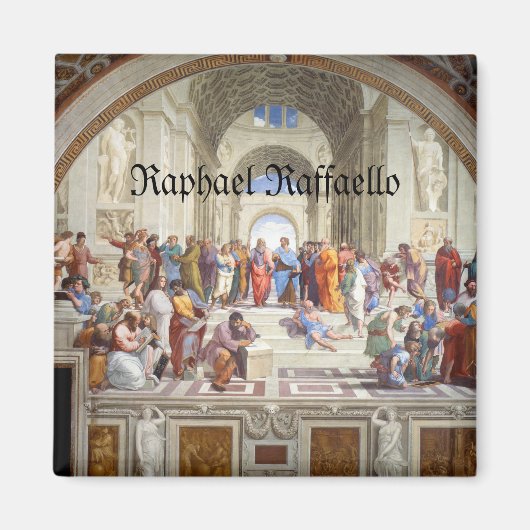 Raphael Raffaello School of Athens Magneet (Voorkant)