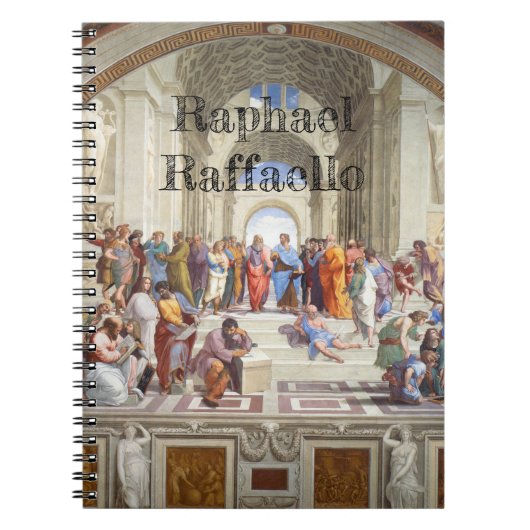 Raphael Raffaello School of Athens Notitieboek (Voorkant)