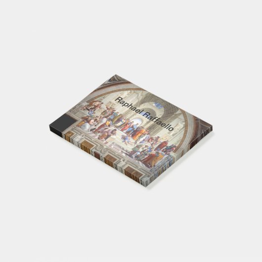 Raphael Raffaello School of Athens Post-it® Notes (Schuin)