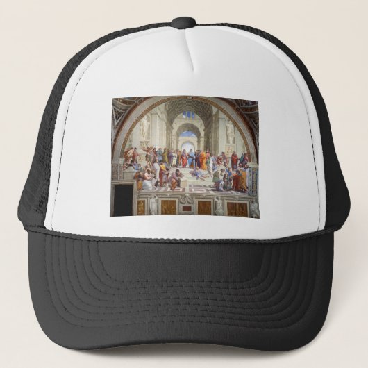 Raphael Raffaello School of Athens Trucker Pet (Voorkant)