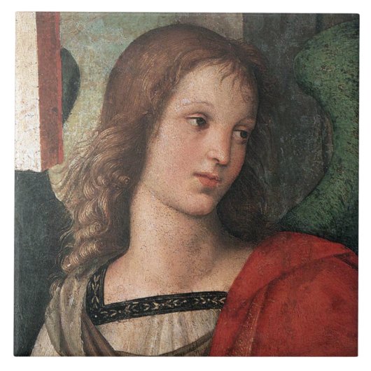 Raphael Renaissance Angel Art Tile of Trivet Tegeltje (Voorkant)
