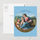 Raphael Renaissance Art Alba Madonna Briefkaart (Voorkant / Achterkant)