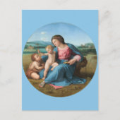Raphael Renaissance Art Alba Madonna Briefkaart (Voorkant)