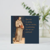 Raphael Saint Francis' Prayer CC0203 Card (Staand voorkant)