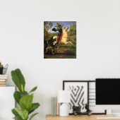 Raphael - Saint George en de Draak Poster (Thuiskantoor)