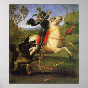 Raphael - Saint George en de Draak Poster