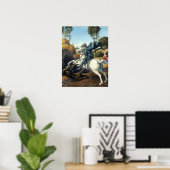 Raphael Saint George en de Draak Poster (Thuiskantoor)