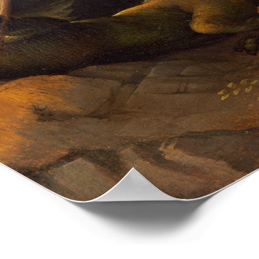 Raphael - Saint George en de draak Poster (Hoek)