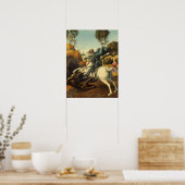 Raphael - Saint George en de draak Poster (Keuken)