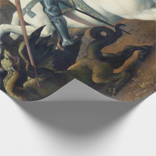 Raphael Saint George en de Dragon Cadeaupapier (Hoek)