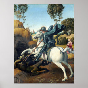 Raphael Saint George en de Dragon Poster