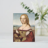 Raphael Sanzio - Dame met een Eenhoorn Briefkaart (Staand voorkant)