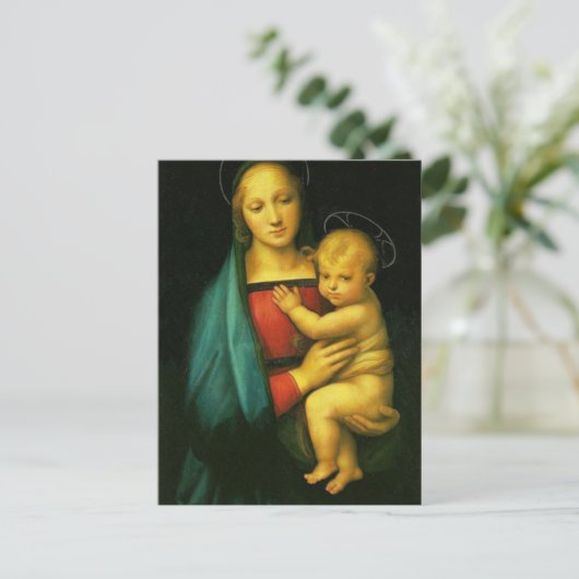Raphael Sanzio - Madonna del Granduca Briefkaart (Staand voorkant)