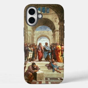 Raphael - School of Athene, beroemd schilderij iPhone 16 Plus Hoesje