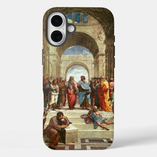 Raphael - School of Athene, beroemd schilderij Case-Mate iPhone Case (Achterkant)