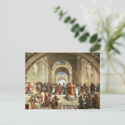 Raphael - School of Athene Briefkaart (Staand voorkant)