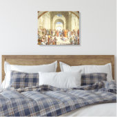 Raphael - School of Athene Canvas Afdruk (Insitu (Slaapkamer))