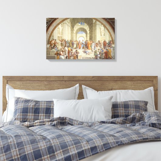 Raphael - School of Athene Canvas Afdruk (Insitu (Slaapkamer))