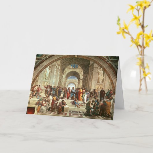 Raphael - School of Athene Kaart (Gele Bloem)