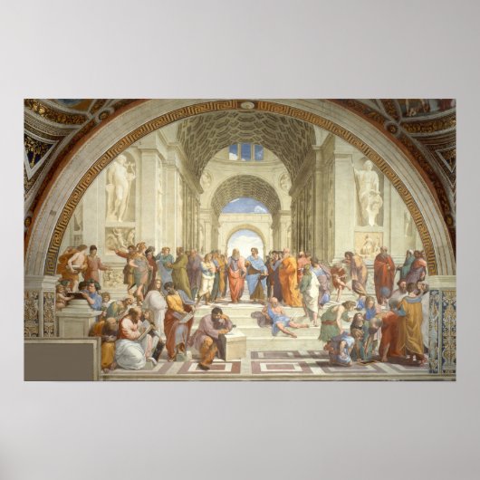 Raphael - School of Athene Poster (Voorkant)