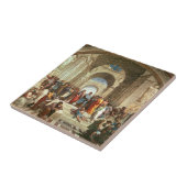 Raphael - School of Athene Tegeltje (Zijkant)