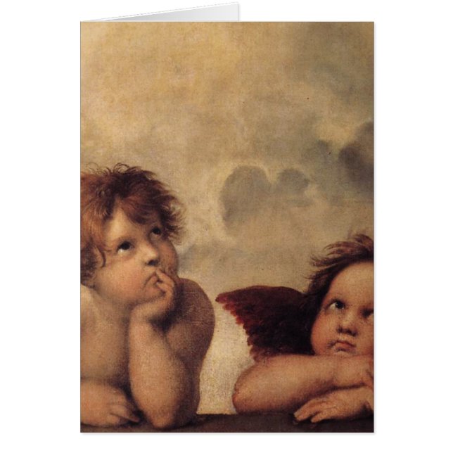 Raphael, Sistine Cherub (Voorkant)
