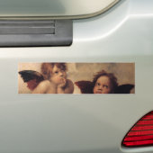 Raphael, Sistine Cherub Bumpersticker (Op auto)