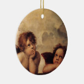 Raphael, Sistine Cherub Keramisch Ornament (Rechts)