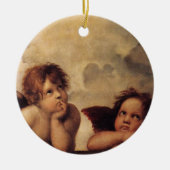 Raphael, Sistine Cherub Keramisch Ornament (Voorkant)