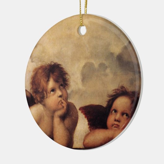 Raphael, Sistine Cherub Keramisch Ornament (Links)