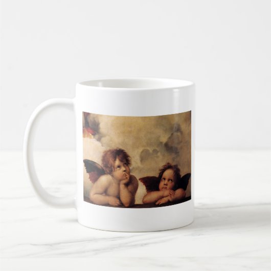 Raphael, Sistine Cherub Koffiemok (Links)