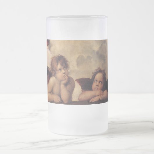 Raphael, Sistine Cherub Matglas Bierpul (Center)