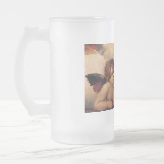 Raphael, Sistine Cherub Matglas Bierpul (Links)