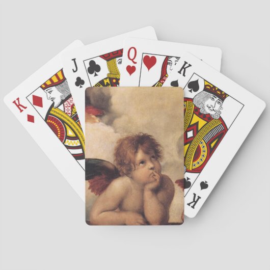 Raphael, Sistine Cherub Pokerkaarten (Achterkant)