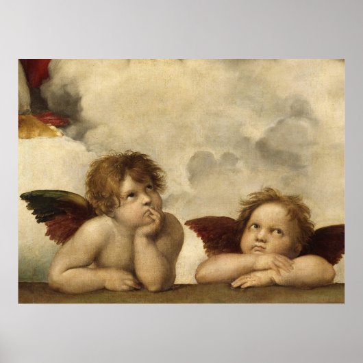 Raphael, Sistine Cherub Poster (Voorkant)