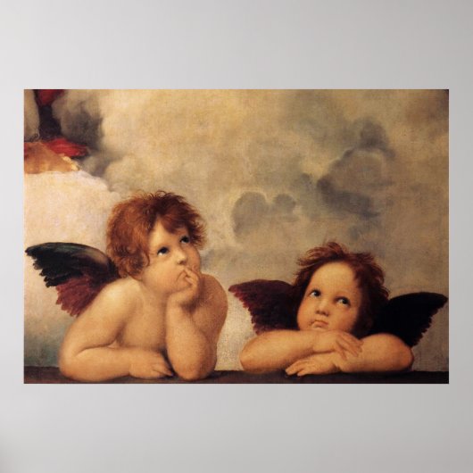 Raphael, Sistine Cherub Poster (Voorkant)
