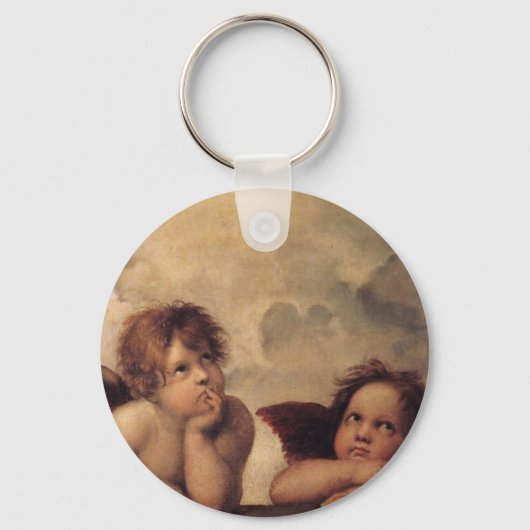 Raphael, Sistine Cherub Sleutelhanger (Voorkant)