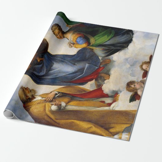 Raphael Sistine Madonna Cadeaupapier (Uitgerold)