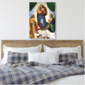 Raphael Sistine Madonna Canvas Afdruk (Insitu (Slaapkamer))