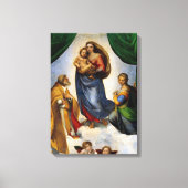 Raphael Sistine Madonna Canvas Afdruk (Voorkant)