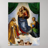 Raphael Sistine Madonna Poster (Voorkant)
