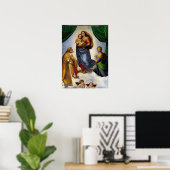 Raphael Sistine Madonna Poster (Thuiskantoor)