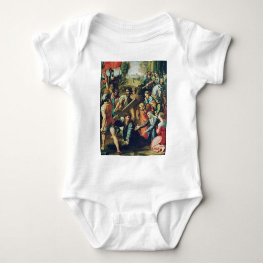 Raphael Spasimo Christ valt onder het kruis Kunst Romper (Voorkant)